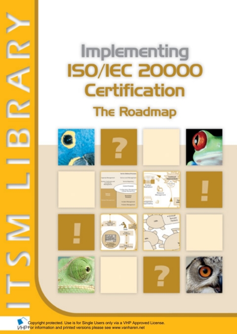 Cover image for book Implementing ISO/IEC 20000  Certification: The Roadmap
