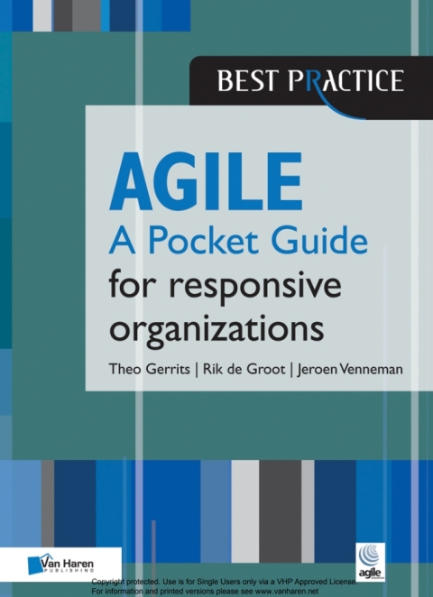 Cover image for book Agile for responsive organizations - A Pocket Guide