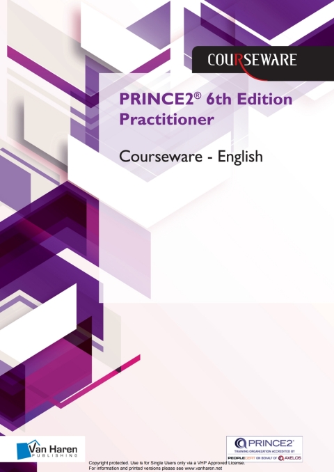 PRINCE2 6th Edition Practitioner Courseware - English 