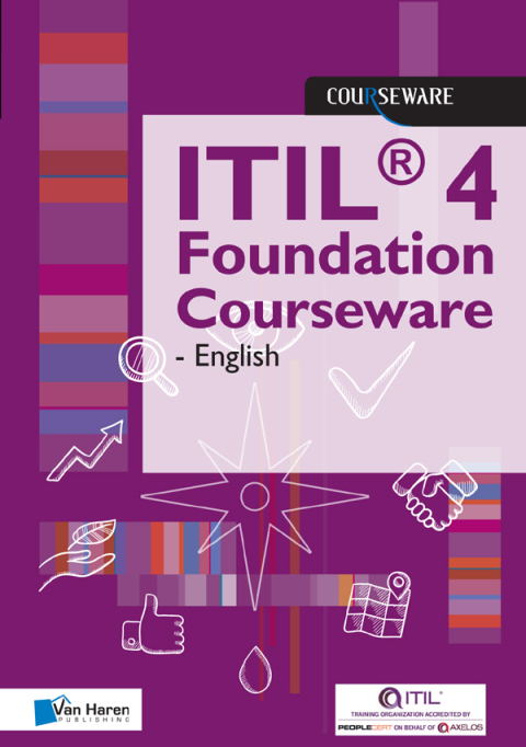 Cover image for book ITIL® 4 Foundation Courseware - English