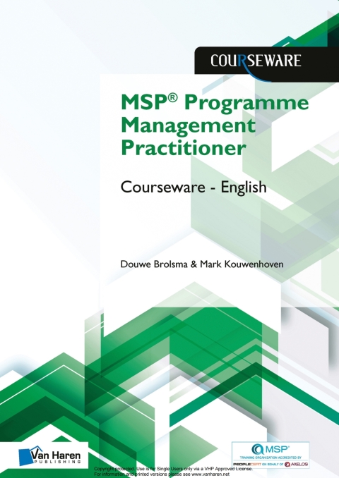 MSPÂ® Programme Management Practitioner Courseware â English 