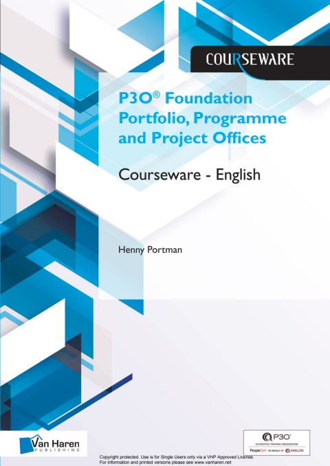 Cover image for book P3O® Foundation Portfolio, Programme and Project Offices Courseware –  English