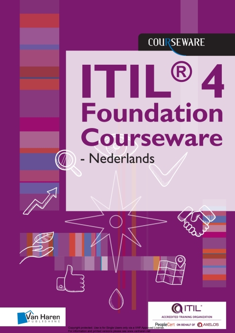Cover image for book ITIL® 4 Foundation Courseware - Nederlands