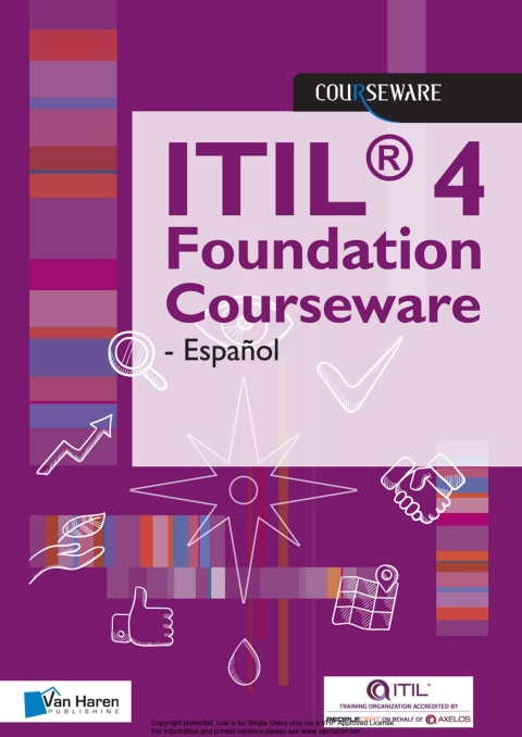 Cover image for book ITIL® 4 Foundation Courseware - Español