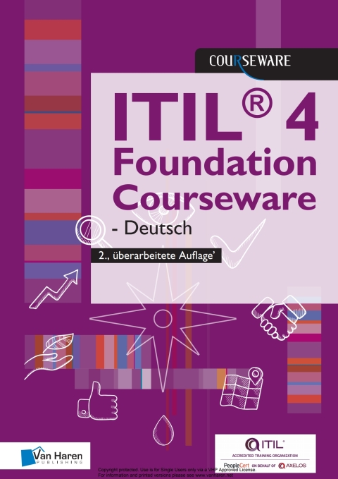 Cover image for book ITIL® 4 Foundation Courseware - Deutsch