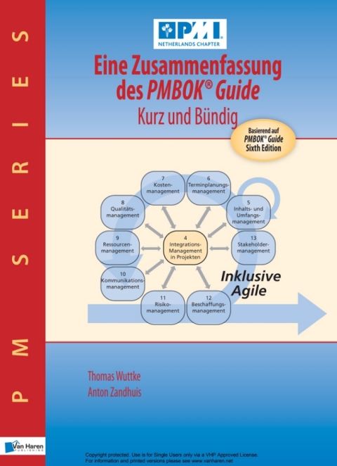 Cover image for book Eine Zusammenfassung des PMBOK® Guide  – Kurz und bündig