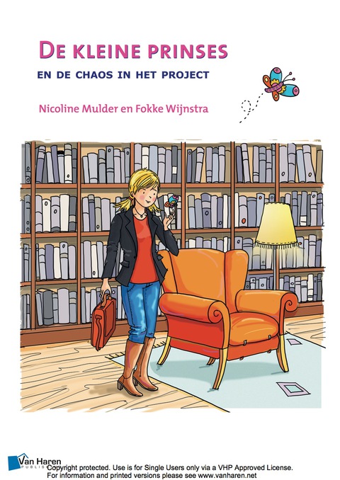 Cover image for book De kleine prinses en de chaos in het project