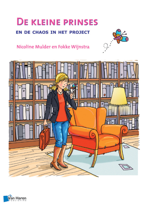 Cover image for book De kleine prinses en de chaos in het project