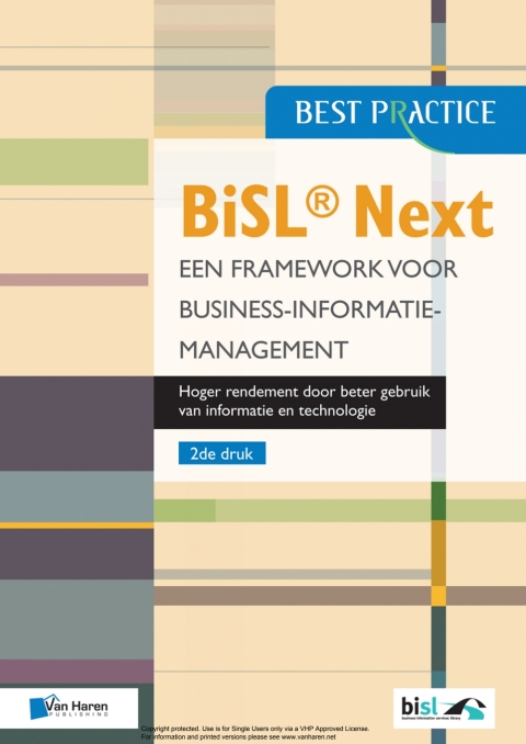 Cover image for book BiSL® Next – Een framework voor Business-informatiemanagement 2de druk
