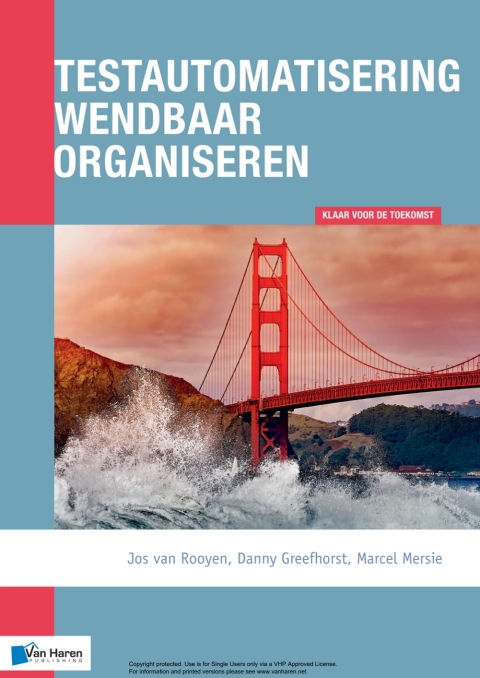 Cover image for book Testautomatisering wendbaar organiseren
