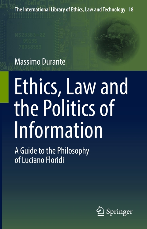 Cover image for book Ethics, Law and the Politics of Information