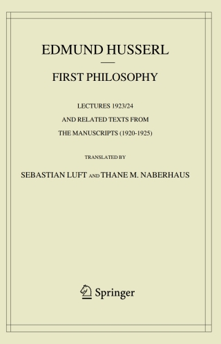 First Philosophy