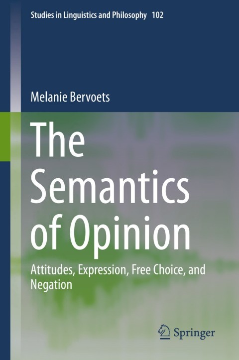 Cover image for book The Semantics of Opinion