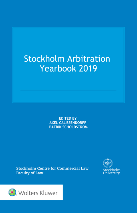 Cover image for book Stockholm Arbitration Yearbook 2019