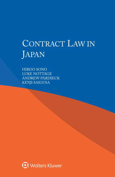 Cover image for book Contract Law in Japan