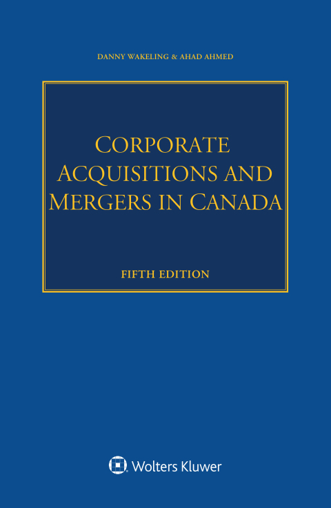 Cover image for book Corporate Acquisitions and Mergers in Canada