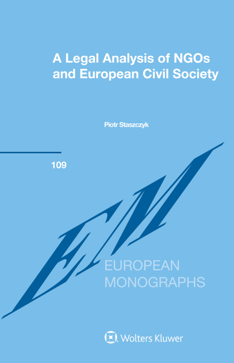 Cover image for book A Legal Analysis of NGOs and European Civil Society