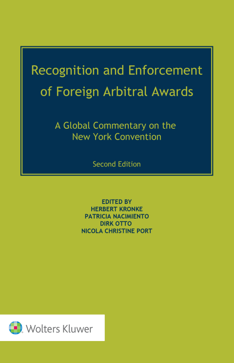 Cover image for book Recognition and Enforcement of Foreign Arbitral Awards