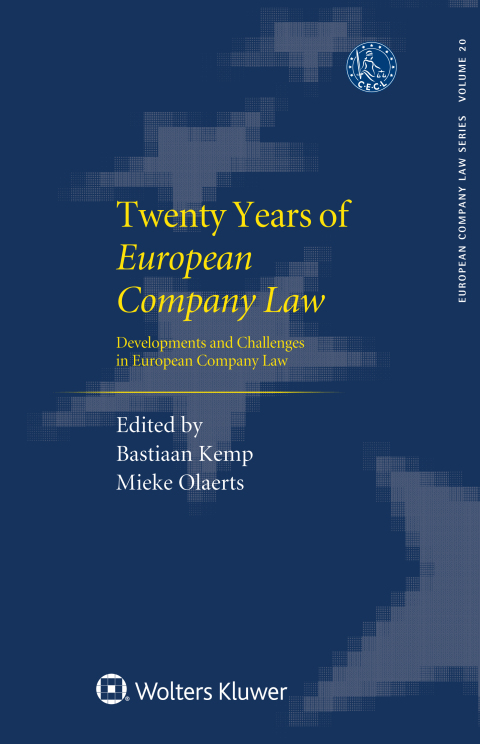 Cover image for book Twenty Years European Company Law