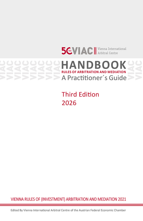 Cover image for book VIAC Handbook Rules of Arbitration and Mediation