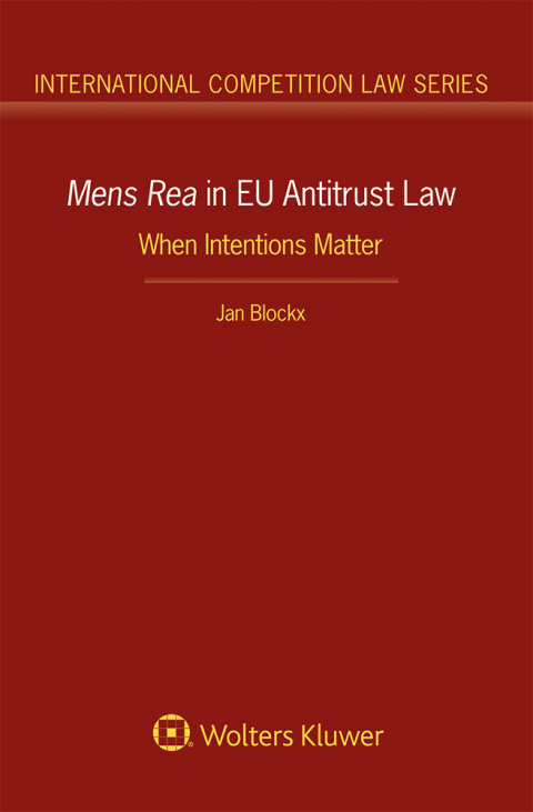 Cover image for book Mens Rea in EU Antitrust Law