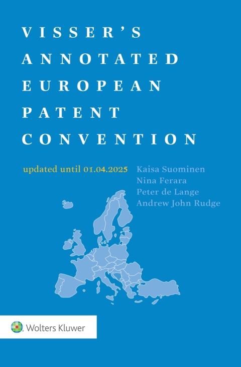 Cover image for book Visser's Annotated European Patent Convention 2025 Edition