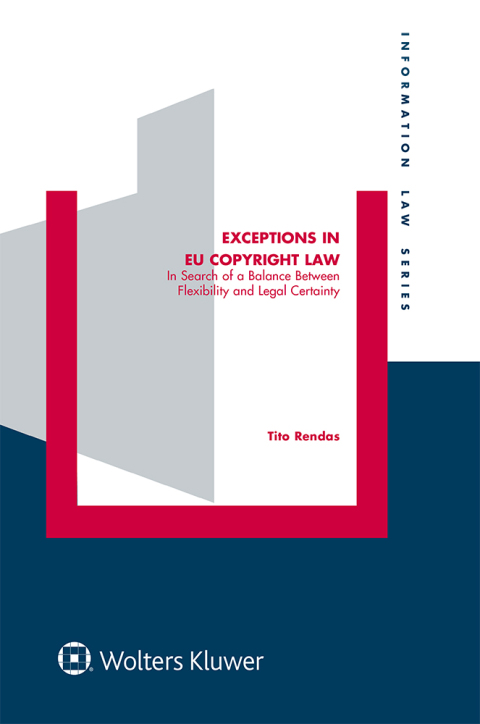 Cover image for book Exceptions in EU Copyright Law