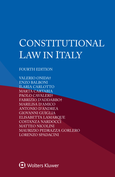 Cover image for book Constitutional Law in Italy