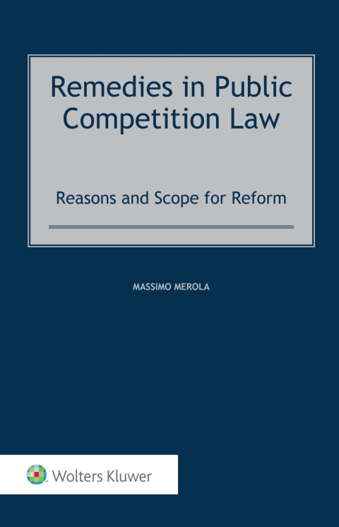 Cover image for book Remedies in Public Competition Law