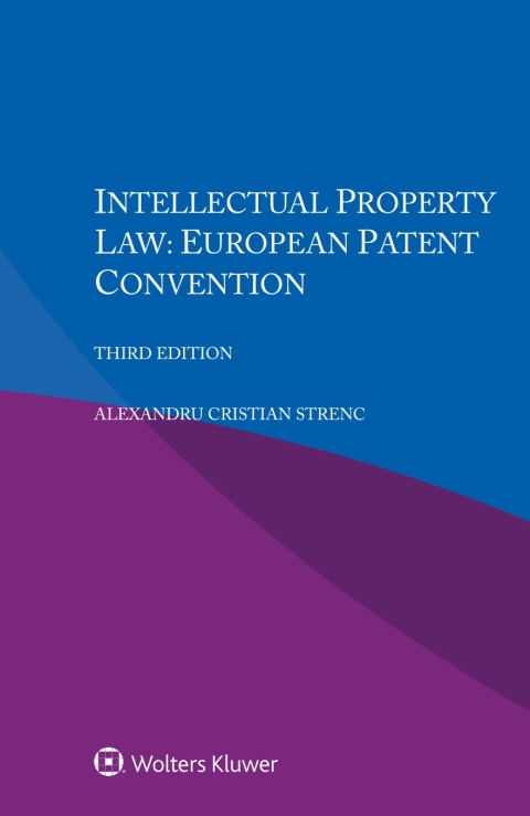 Cover image for book Intellectual Property Law: European Patent Convention