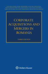 Cover image: Corporate Acquisitions and Mergers in Romania 3rd edition 9789403543512
