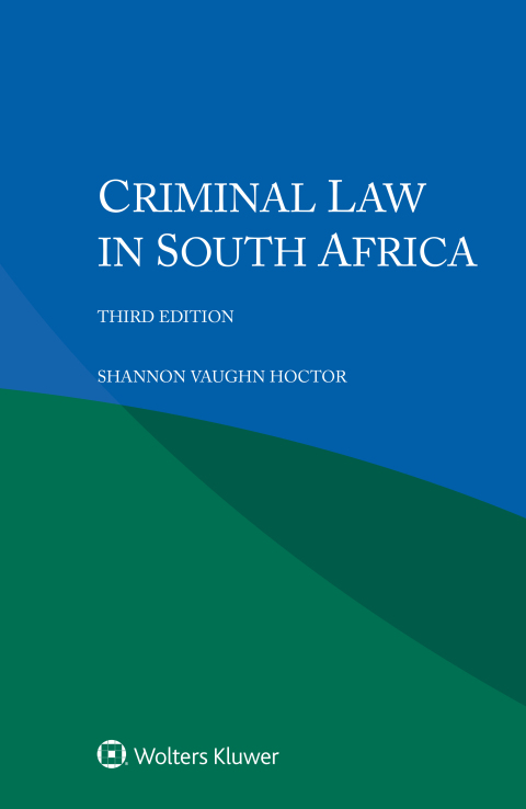 Cover image for book Criminal Law in South Africa