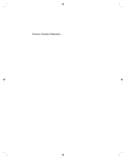 Cover image for book Literacy Teacher Educators