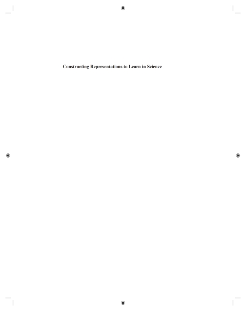 Cover image for book Constructing Representations to Learn in Science