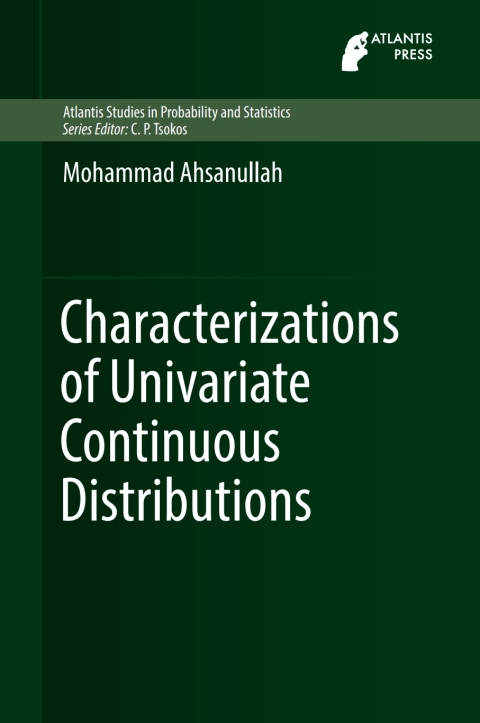 Cover image for book Characterizations of Univariate Continuous Distributions