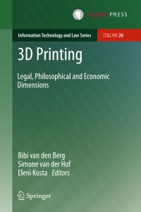 Cover image: 3D Printing 9789462650954