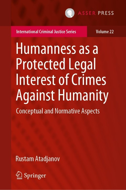 Cover image for book Humanness as a Protected Legal Interest of Crimes Against Humanity
