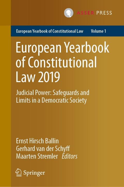 Cover image for book European Yearbook of Constitutional Law 2019