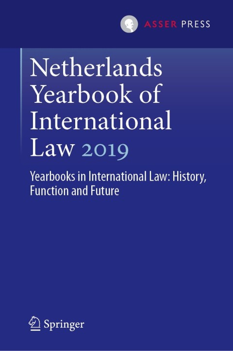 Cover image for book Netherlands Yearbook of International Law 2019