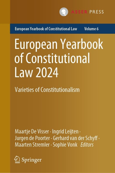 Cover image for book European Yearbook of Constitutional Law 2024