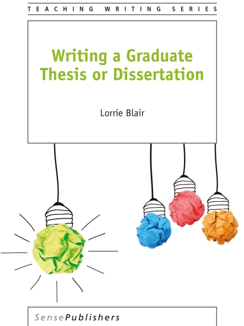 Cover image for book Writing a Graduate Thesis or Dissertation