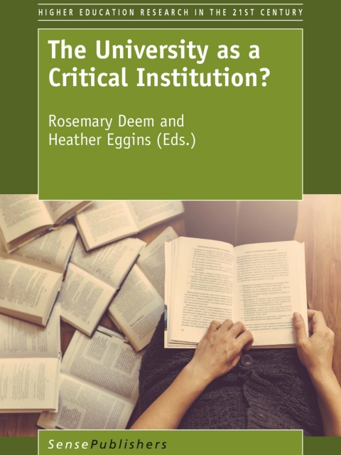 Cover image for book The University as a Critical Institution?
