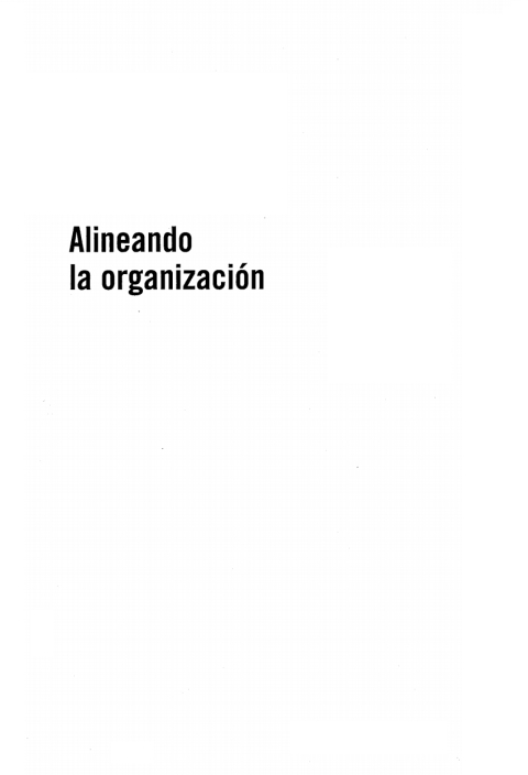 Alineando la organización