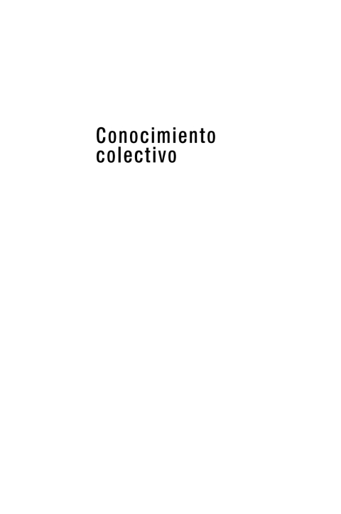 Conocimiento Colectivo