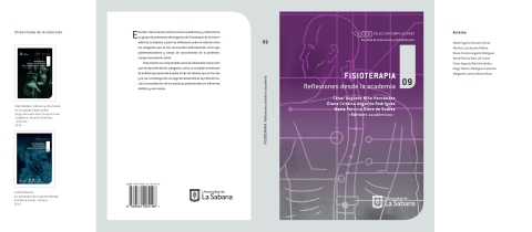 Cover image for book Fisioterapia reflexiones desde la académia .
