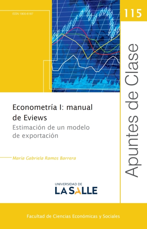 Cover image for book Econometría I: manual de Eviews: Estimulación de un modelo de exportación
