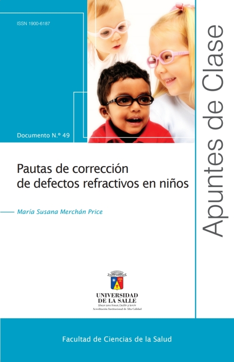 Cover image for book Pautas de corrección de defectos refractivos en niños