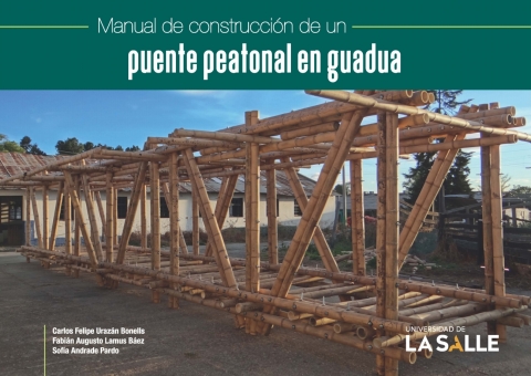 Cover image for book Manual de construcción de un puente peatonal en guadua