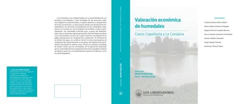 Cover image for book Valoración económica de humedales