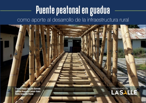 Cover image for book Puente peatonal en guadua como aporte al desarrollo de la infraestructura rural